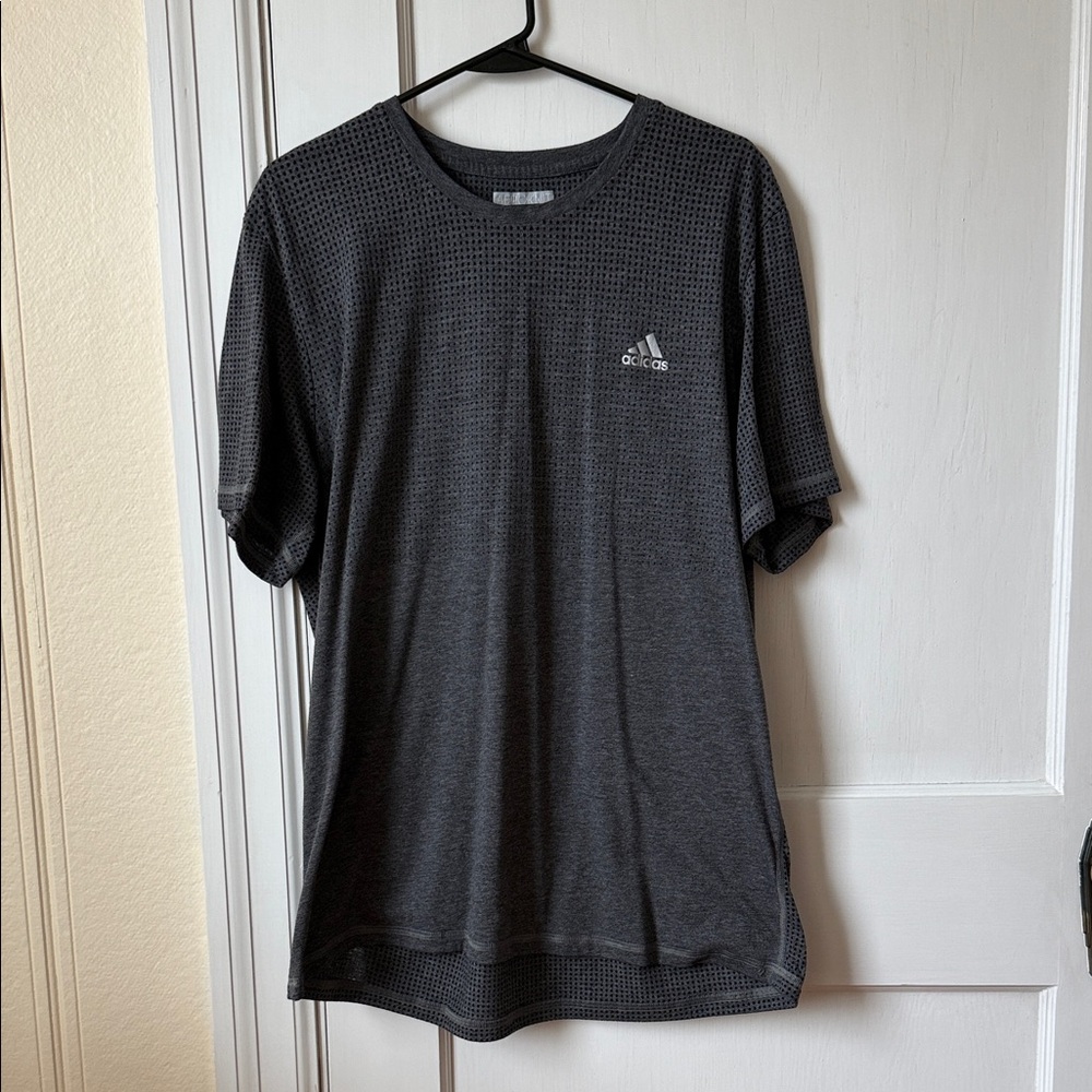 Adidas Men's Charcoal Gray Tee